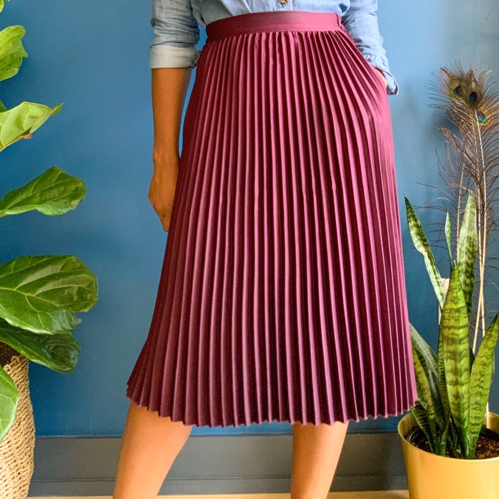 ModCloth Pleated Skirt